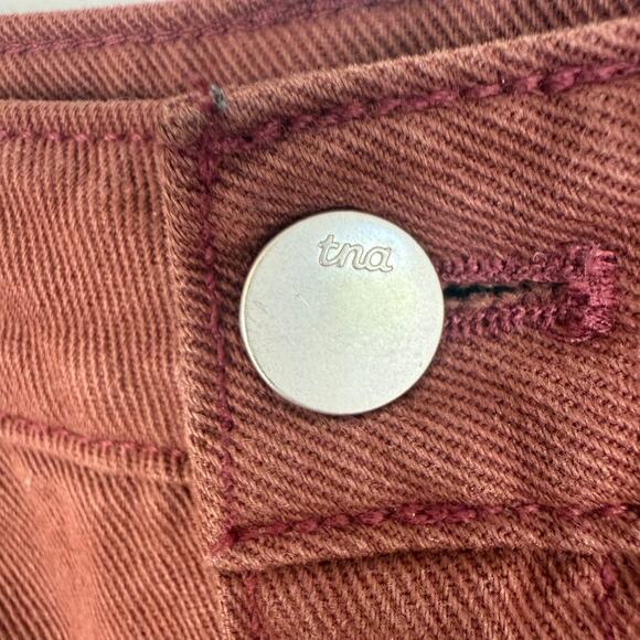 Aritzia TNA Womens Greenwich High Waisted Utility Carpenter Warm Umber Pants 0 - Picture 8 of 11